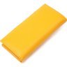 Великий жіночий гаманець жовтого кольору з натуральної шкіри KARYA (2421097) - 2