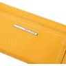 Великий жіночий гаманець жовтого кольору з натуральної шкіри KARYA (2421097) - 3