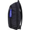 Многофункциональный мужской рюкзак из текстиля в черном цвете Bagland (55411) - 3
