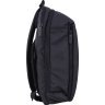 Многофункциональный мужской рюкзак из текстиля в черном цвете Bagland (55411) - 4