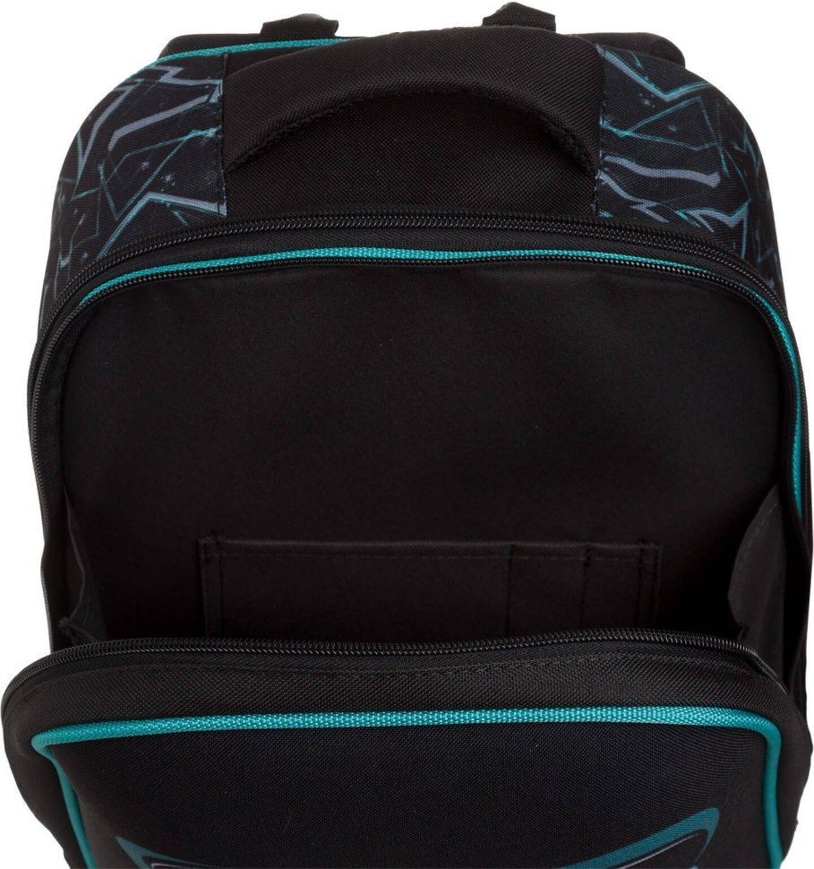 Черный школьный рюкзак для мальчиков из текстиля Bagland (55711)