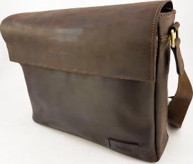 Чоловіча сумка месенджер коричневого кольору VATTO (11753)
