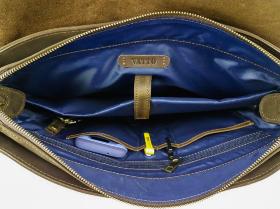Чоловіча сумка месенджер коричневого кольору VATTO (11753) - 2