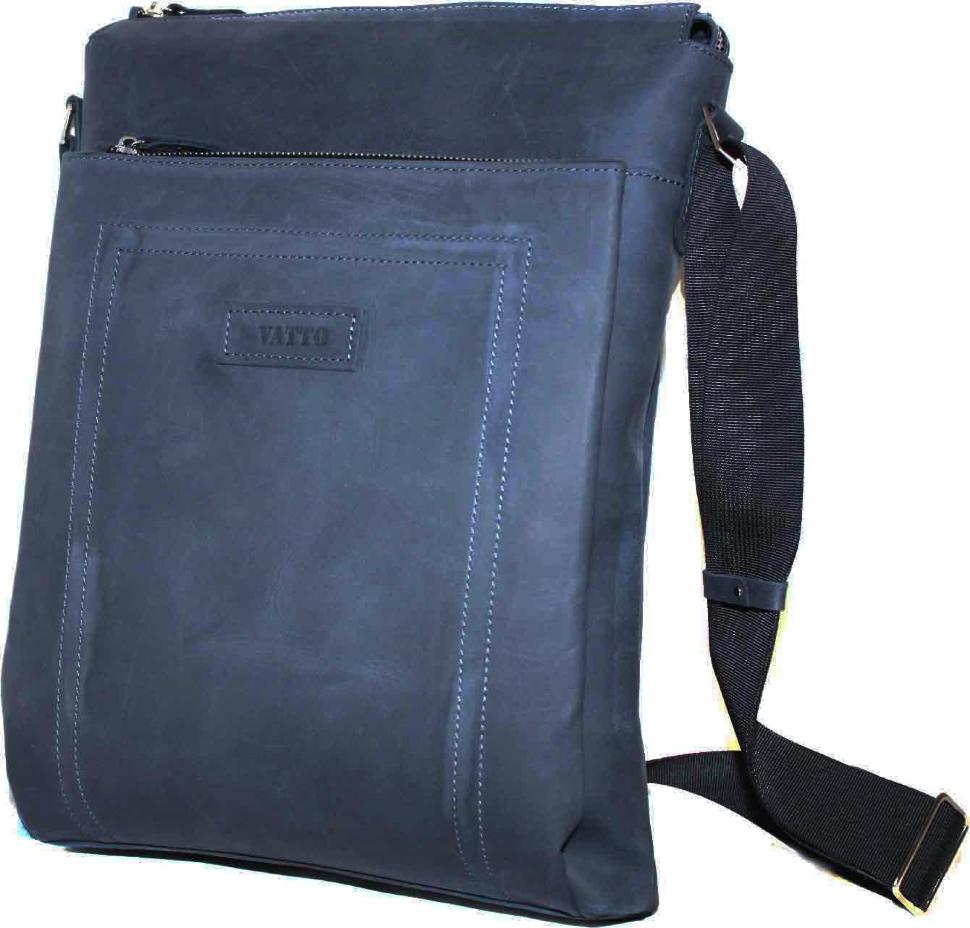 Велика чоловіча сумка планшет під формат А4 зі шкіри Крейзі VATTO (12052)