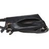Женская стильная кожаная сумка небольшого размера в черном цвете Keizer (19354) - 5