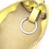 Стильна жіноча ключниця із натуральної шкіри лимонного кольору Shvigel (2416541) - 5