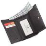 Лаковий чорний гаманець маленького розміру ST Leather (16297) - 2