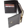 Лаковий чорний гаманець маленького розміру ST Leather (16297) - 5