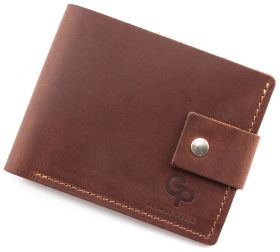 Молодіжний шкіряний гаманець ручної роботи Grande Pelle (13039)