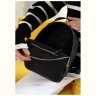 Чорний жіночий рюкзак-сумка з натуральної шкіри із вираженою фактурою BlankNote Groove S 79011 - 7