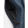 Женская кожаная сумка синего цвета на плечо Keizer (59111) - 5