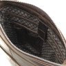 Чоловіча сумка-планшет на плече з вінтажній шкіри в коричневому кольорі Tom Stone (10954) - 4