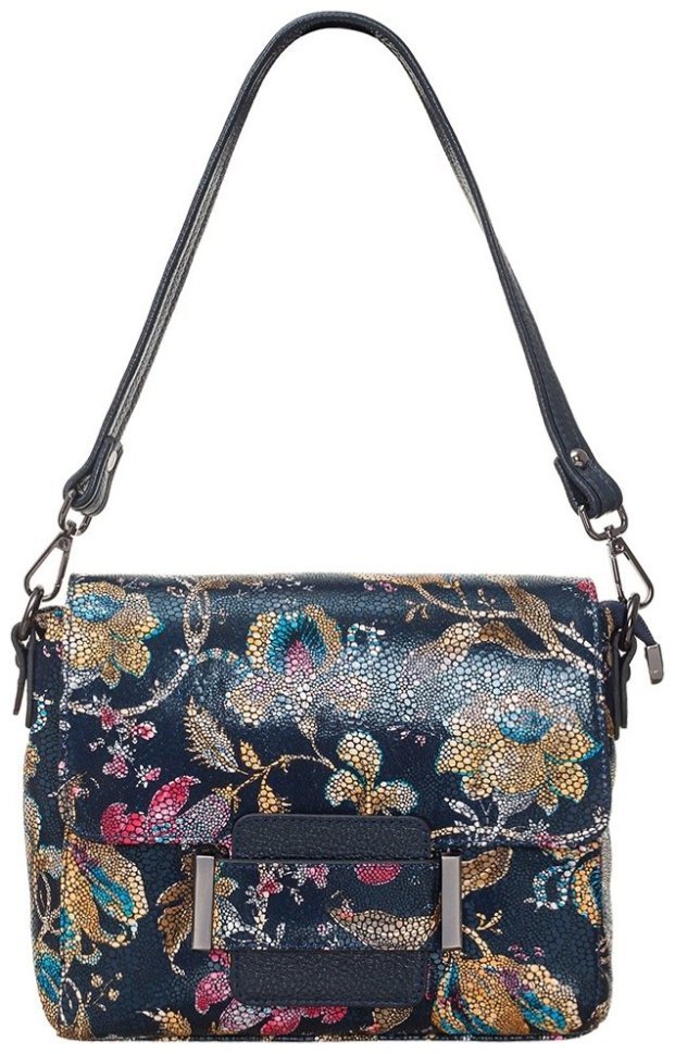 Удобная женская сумка из натуральной кожи Desisan 81112 разноцветная modnotak фото №1