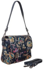 Удобная женская сумка из натуральной кожи Desisan 81112 разноцветная