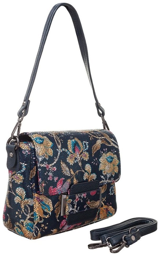 Удобная женская сумка из натуральной кожи Desisan 81112 разноцветная modnotak фото №2