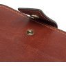 Коричневий гаманець клатч на кнопці з натуральної шкіри VINTAGE STYLE (14372) - 6