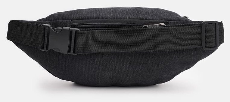 Большая мужская сумка-бананка на пояс из черного текстиля Monsen 71612 фото №3 Большая мужская сумка-бананка на пояс из черного текстиля Monsen 71612 modnotak фото №3