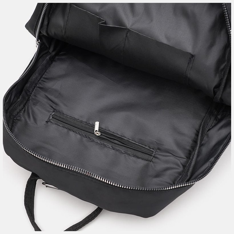 Недорогий жіночий великий рюкзак з чорного текстилю Monsen 71812