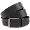 Ремень мужской батал из итальянской кожи длиной до 140 см Gherardini 45062 (черный) modnotak фото - 1