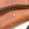 Кожаная мужская сумка-рюкзак на одно плечо с накладным карманом TARWA (19858) - 8