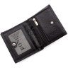 Оригинальное мужское портмоне черного цвета из натуральной кожи с тиснением Bond Non (10646) - 7