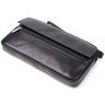 Мужской клатч из гладкой натуральной кожи Tony Perotti 103312 черного цвета modnotak фото - 6