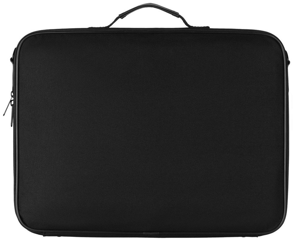 Каркасная деловая сумка для ноутбука до 16" через плечо 2Е TopLoad Classic черного цвета 103512 modnotak фото №4