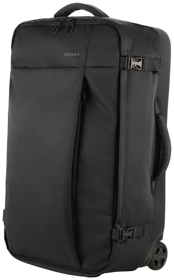 Сумка дорожня на 2-х колесах, Tucano Tugo M Trolley, 45л, поліестер, чорна modnotak фото №5