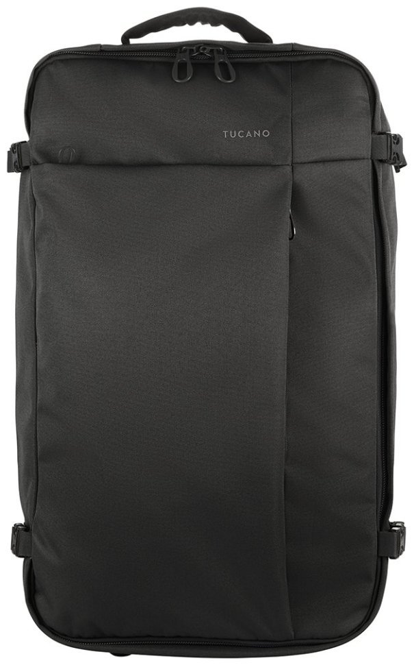 Сумка дорожня на 2-х колесах, Tucano Tugo M Trolley, 45л, поліестер, чорна modnotak фото №6