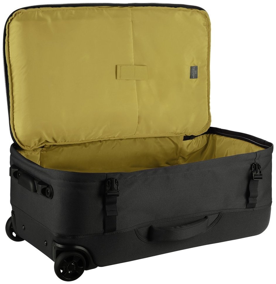 Сумка дорожня на 2-х колесах, Tucano Tugo M Trolley, 45л, поліестер, чорна modnotak фото №7