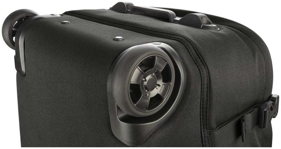 Сумка дорожня на 2-х колесах, Tucano Tugo M Trolley, 45л, поліестер, чорна modnotak фото №8