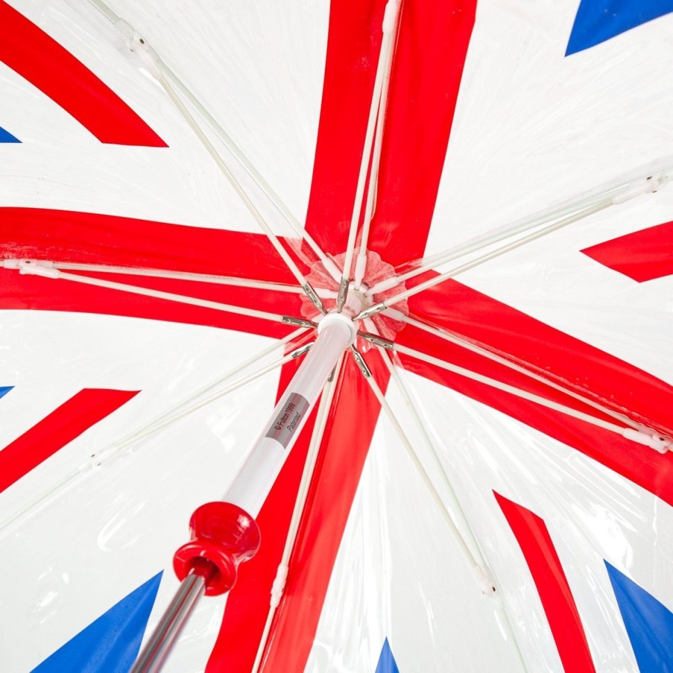 Детский зонт-трость Fulton Funbrella-4 C605 Union Jack (Красный с принтом флага Британии, механика) 93812 modnotak фото №6