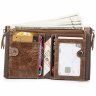 Чоловічий гаманець із натуральної шкіри у стилі вінтаж світло-коричневого кольору Vintage (2414684) - 4