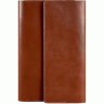 Кожаный блокнот (Софт-бук) светло-коричневого цвета с ручкой в комплекте BlankNote (21977) - 1
