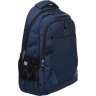 Чоловічий синій рюкзак під ноутбук з поліестеру Aoking (22144) - 3