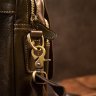 Коричневая мужская деловая сумка из натуральной кожи Vintage (20443) - 8