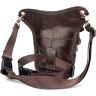 Поясная сумка из натуральной кожи коричневого цвета Vintage (20013) - 2