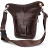 Поясная сумка из натуральной кожи коричневого цвета Vintage (20013) - 3