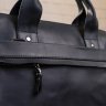 Черная мужская сумка для ноутбука из винтажной кожи SHVIGEL (11035) - 6