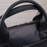 Черная мужская сумка для ноутбука из винтажной кожи SHVIGEL (11035) - 7
