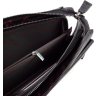 Мужская сумка барсетка из высококачественной натуральной кожи черного цвета KARYA (21740) - 8