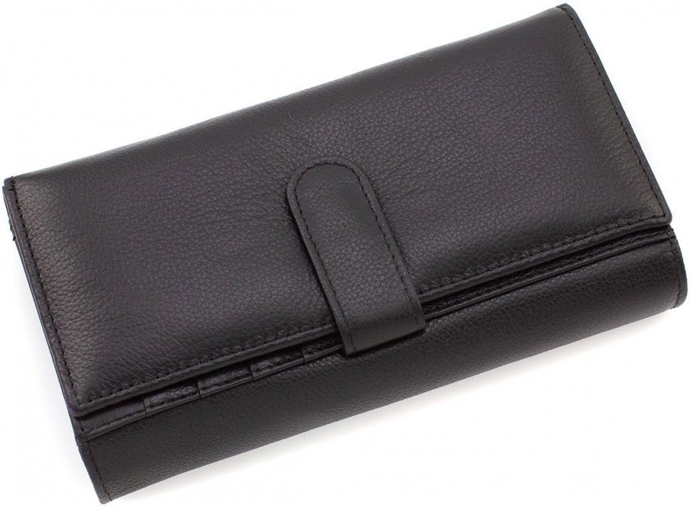 Класичний жіночий гаманець великого розміру з натуральної шкіри ST Leather (19085)