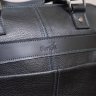 Мужская солидная сумка для ноутбука из высококачественной черной кожи SHVIGEL (11243) - 7
