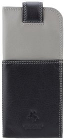 Чехол для очков из натуральной кожи на кнопке Visconti RB106 разноцветный 95412