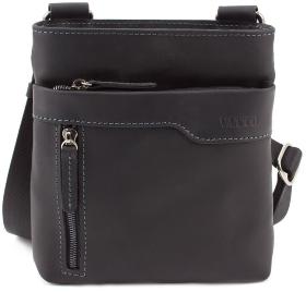 Компактна наплічна чоловіча сумка з матової шкіри Крейзі VATTO (11654)