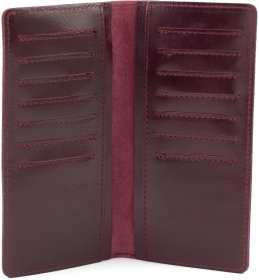 Вертикальный женский купюрник из глянцевой кожи цвета ST Leather (18584)