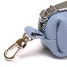 Синя жіноча шкіряна ключниця з блискавковою застібкою Shvigel (2416542) - 3