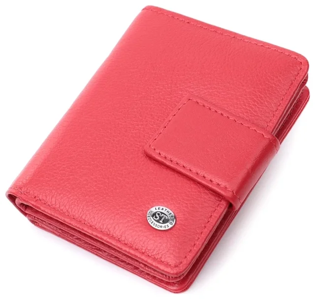 Женский кожаный кошелек ST Leather 1767312 Красный