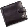 Чоловічий чорний гаманець з гладкої шкіри ST Leather (16557) - 1