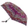 Женский мини зонт Fulton L501 Tiny-2 Funky Leopard (механика, складной, разноцветный с принтом леопарда) 108012 modnotak фото - 1